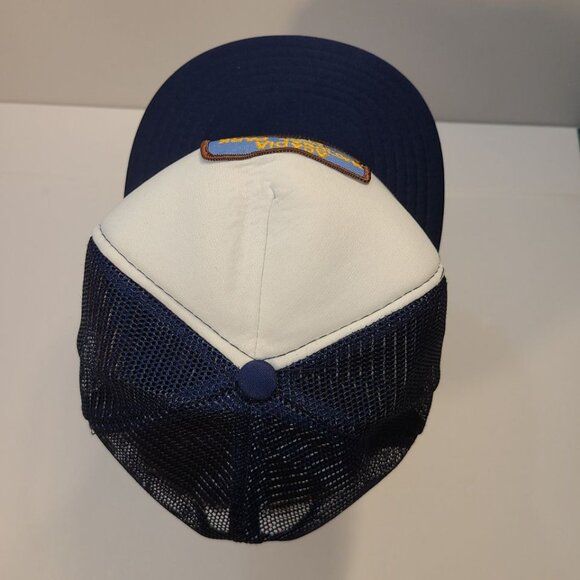 Vintage 90s Trucker Hat Acadia National Park Maine Patch Mesh Adjustable Hat - Picture 5 of 7